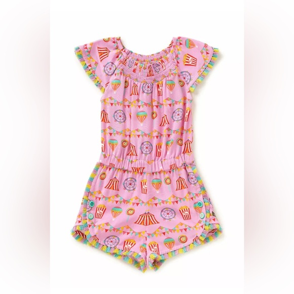 Matilda Jane Other - NWT Girls Matilda Jane lets go together Carnival Fun Romper size 4 NEW